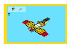 LEGO 5866 instructions page 9 – build guide