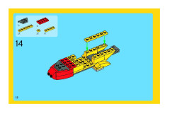 LEGO 5866 instructions page 12 – build guide