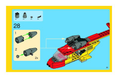 LEGO 5866 instructions page 31 – build guide