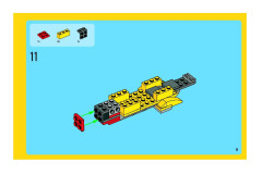LEGO 5866 instructions page 9 – build guide