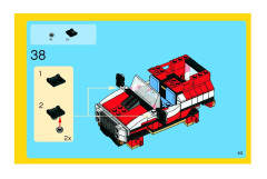 LEGO 5867 instructions page 43 – build guide