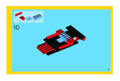 LEGO 5867 instructions page 9 – build guide