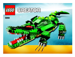 LEGO 5868 instructions page 1 – build guide