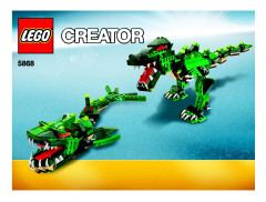 LEGO 5868 instructions page 1 – build guide