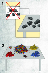 LEGO 5883 instructions page 2 – build guide