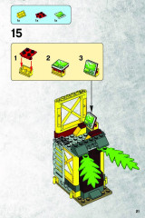 LEGO 5883 instructions page 21 – build guide
