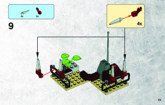 LEGO 5884 instructions page 13 – build guide