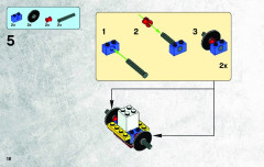 LEGO 5884 instructions page 18 – build guide