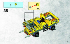 LEGO 5884 instructions page 49 – build guide