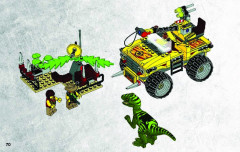 LEGO 5884 instructions page 70 – build guide