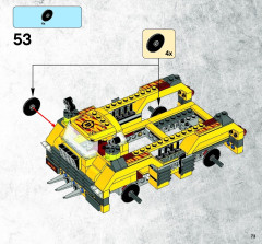 LEGO 5885 instructions page 73 – build guide