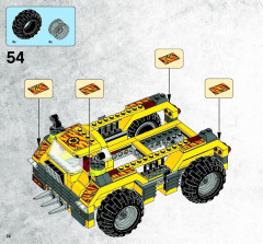 LEGO 5885 instructions page 74 – build guide