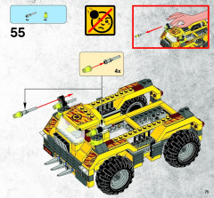 LEGO 5885 instructions page 75 – build guide
