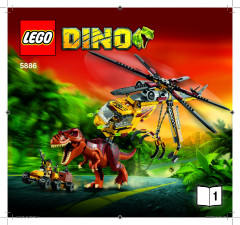 LEGO 5886 instructions page 1 – build guide