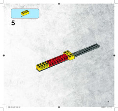 LEGO 5886 instructions page 21 – build guide