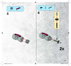 LEGO 5886 instructions page 47 – build guide