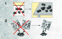 LEGO 5887 instructions page 2 – build guide