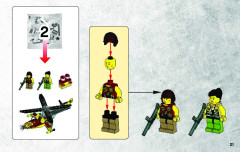 LEGO 5887 instructions page 21 – build guide