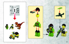 LEGO 5887 instructions page 3 – build guide