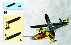 LEGO 5887 instructions page 43 – build guide