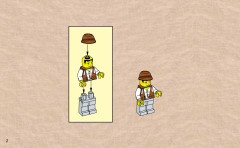 LEGO 5921 instructions page 2 – build guide