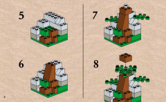 LEGO 5921 instructions page 8 – build guide