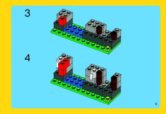 LEGO 5929 instructions page 9 – build guide