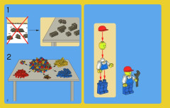 LEGO 5932 instructions page 2 – build guide