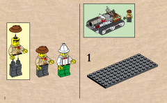 LEGO 5934 instructions page 2 – build guide