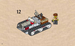 LEGO 5934 instructions page 8 – build guide
