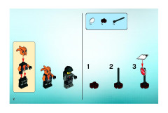 LEGO 5970 instructions page 2 – build guide