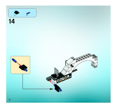 LEGO 5971 instructions page 12 – build guide