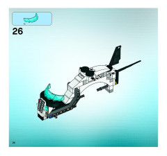 LEGO 5971 instructions page 26 – build guide