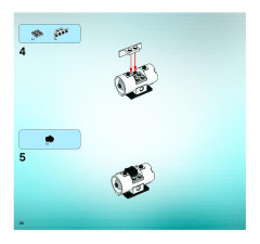 LEGO 5971 instructions page 28 – build guide