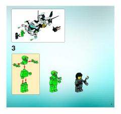 LEGO 5971 instructions page 3 – build guide