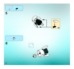 LEGO 5971 instructions page 46 – build guide