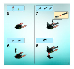 LEGO 5971 instructions page 5 – build guide