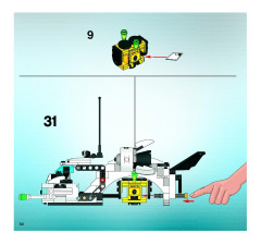 LEGO 5971 instructions page 50 – build guide
