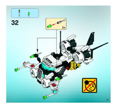 LEGO 5971 instructions page 51 – build guide
