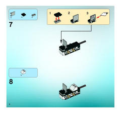 LEGO 5971 instructions page 8 – build guide