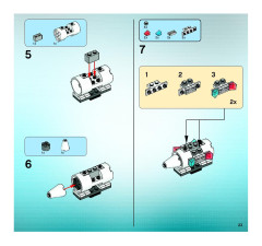 LEGO 5972 instructions page 23 – build guide