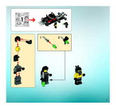 LEGO 5972 instructions page 3 – build guide