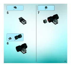 LEGO 5972 instructions page 45 – build guide