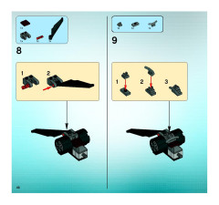LEGO 5972 instructions page 46 – build guide