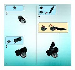 LEGO 5972 instructions page 50 – build guide