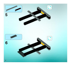 LEGO 5972 instructions page 6 – build guide