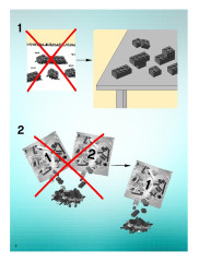 LEGO 5974 instructions page 2 – build guide