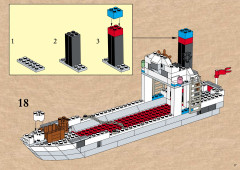 LEGO 5975 instructions page 17 – build guide
