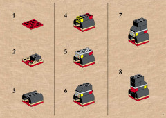 LEGO 5975 instructions page 9 – build guide