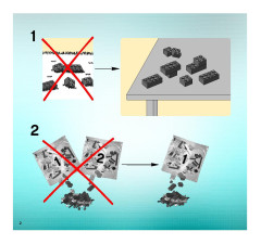 LEGO 5979 instructions page 2 – build guide